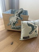 Rollbox und Bilder Dino grün/blau/ türkis