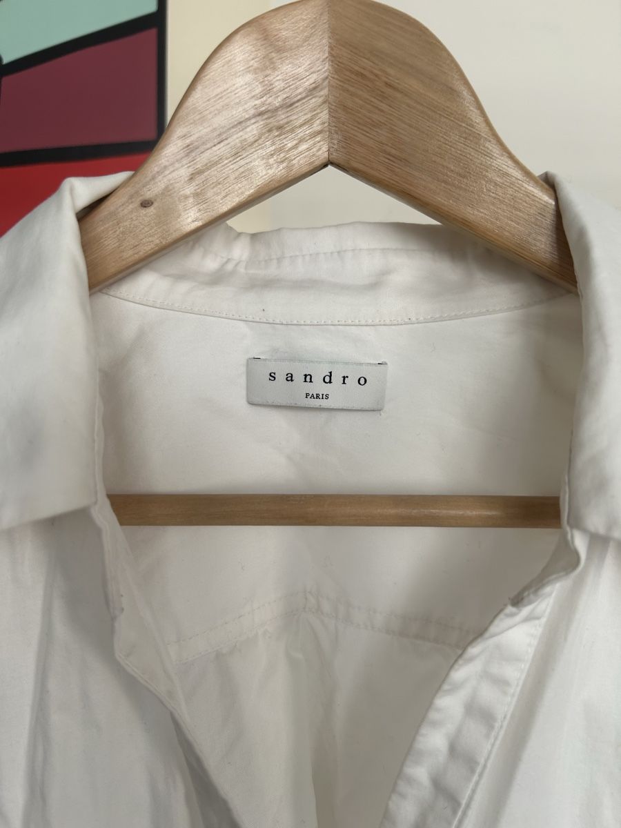 Sandro Blusen: Sandro Paris white shirt size 3 – Gebraucht aus Zürich von fan_z5fl 1