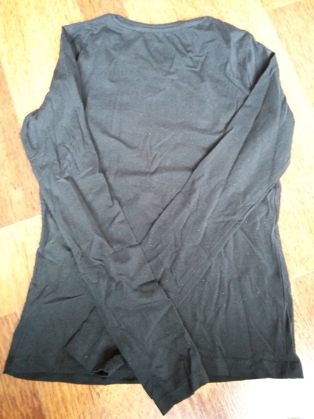 H&M T-shirt: H&M Langarm-Shirt, Gr. 146/152, schwarz – Usato da Büren SO venduto da swelch 2