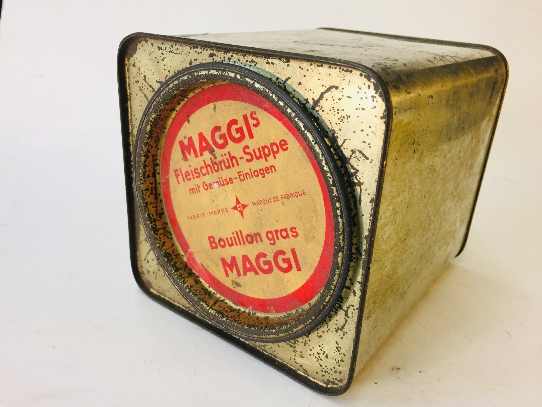Dosen: Vintage Blechdose Maggi FleischbrühSuppe – Gebraucht aus Schaffhausen von vintageworld 4