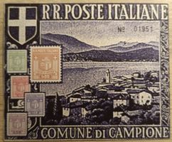 Lote sellis Italia, Tajeta, numerada, Campioni
