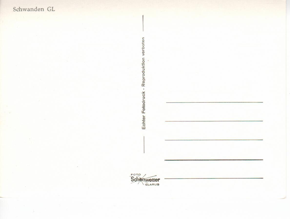 Cartes postales: Schwanden GL – D'occasion à Wolhusen par Curver9 1