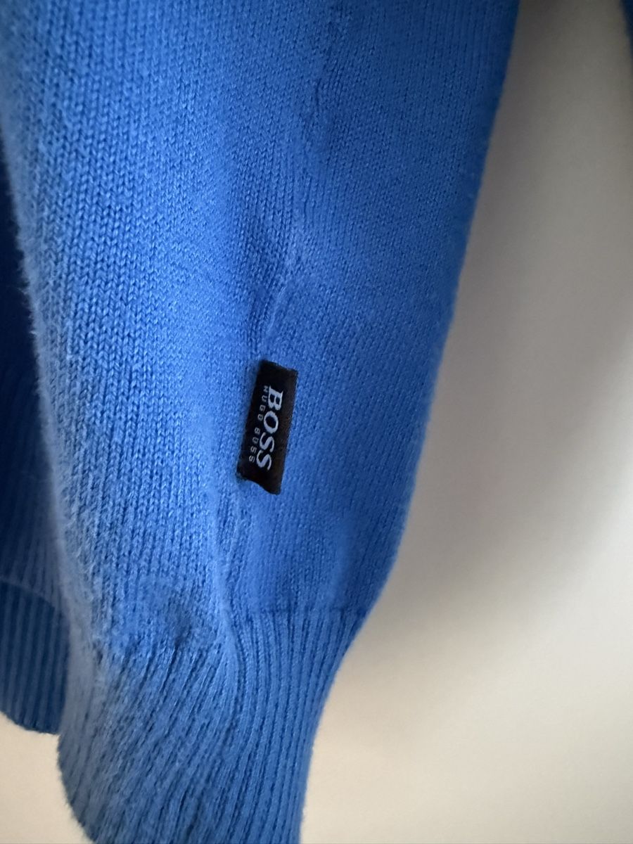 Maglioni & Felpe: Hugo Boss Herren Pullover Gr M in Blau – Usato da Niederhünigen venduto da max_5zvx 4