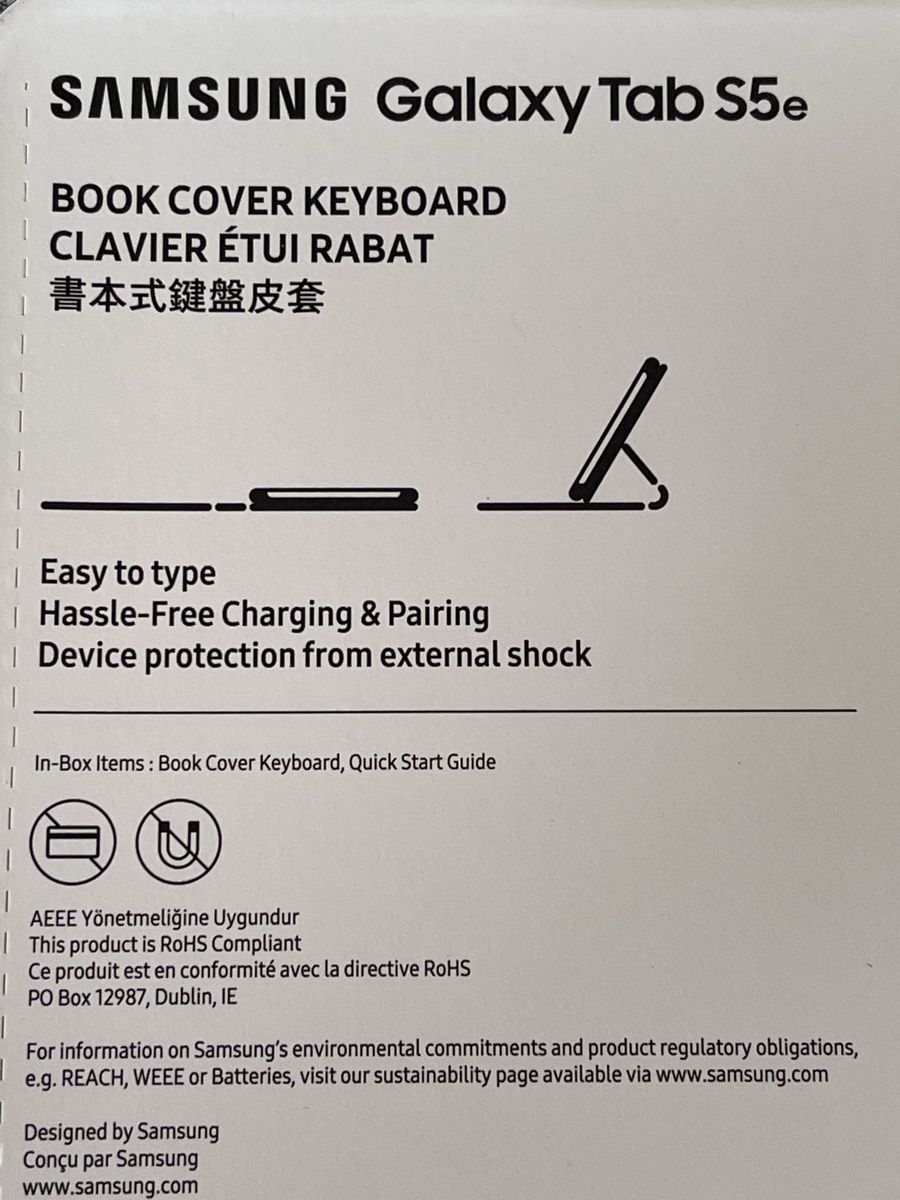 Samsung Covers & Borse: Samsung Tab S5e - Book Cover Keyboard NEU – Nuovo e nell'imballaggio originale da Bussigny venduto da Dali430 2