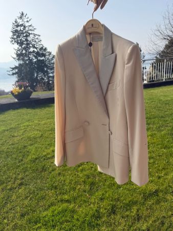 Stella McCartney Blazer elfenbeinfarben Grösse IT 40