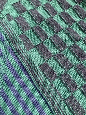 Grüner Vintage Monte Carlo Strickpullover
