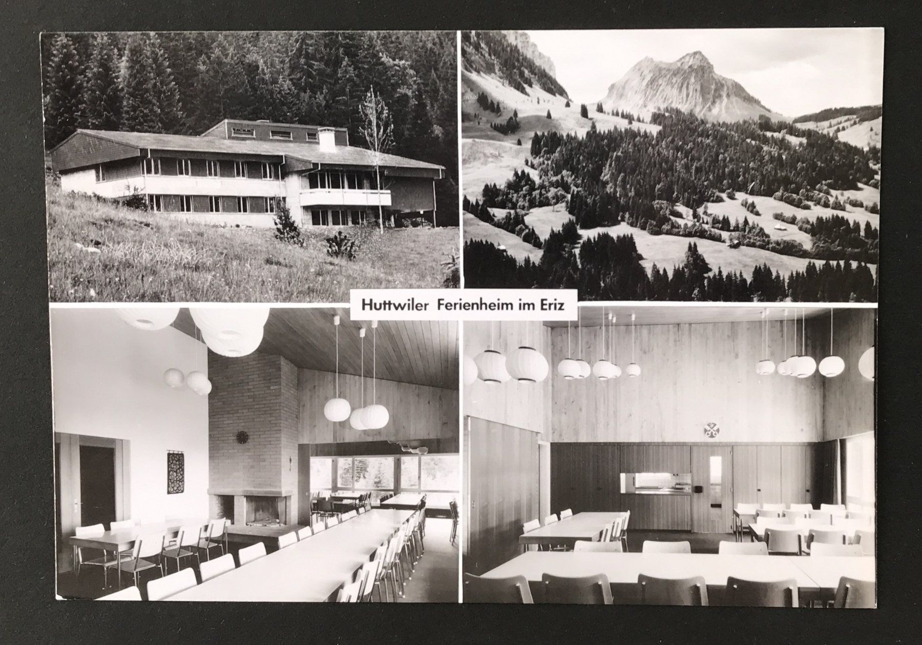 Cartoline postali: ANSICHTSKARTE HUTTWILER FERIENHEIM IM ERIZ – Usato da Ostermundigen venduto da wini63