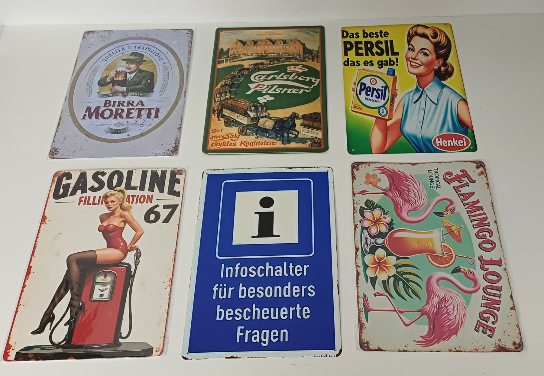 Persil Schilder: Emailschilder 6 Stk  20x30cm – Neu (gemäss Beschreibung) aus Grosswangen von Geschenkberatung