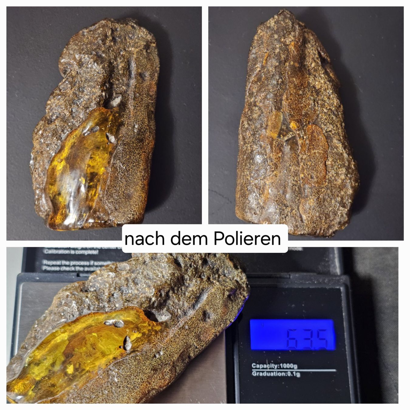 Minerali & Pietre curative: 64gr Rohbernstein echt Roh Bernstein gross baltic selten – Nuovo (secondo la descrizione) da Riedt b. Erlen venduto da Gottestraene 9