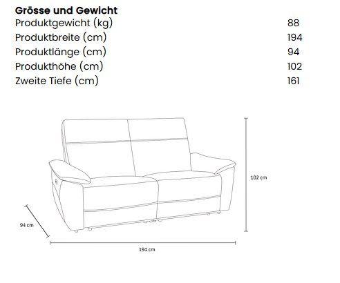 Divani: Elektrische Relax 3er Sofa + Sessel, neu – Nuovo (secondo la descrizione) da Birmensdorf ZH venduto da ane_6q7r 5