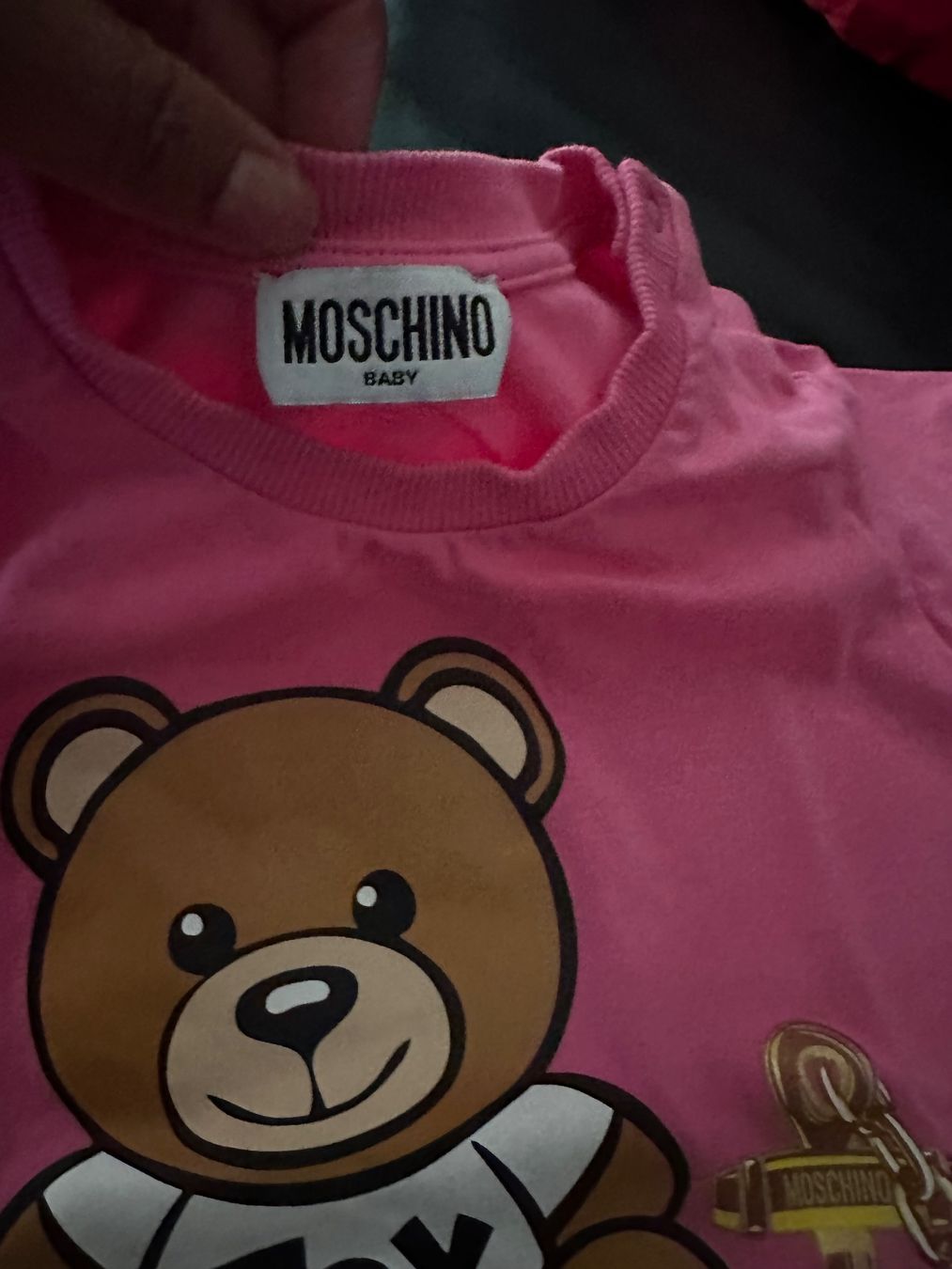 Moschino Blouses, T-shirts & Tops: Moschino pink T-shirt - 98 – D'occasion à Zürich par Bybyana 1