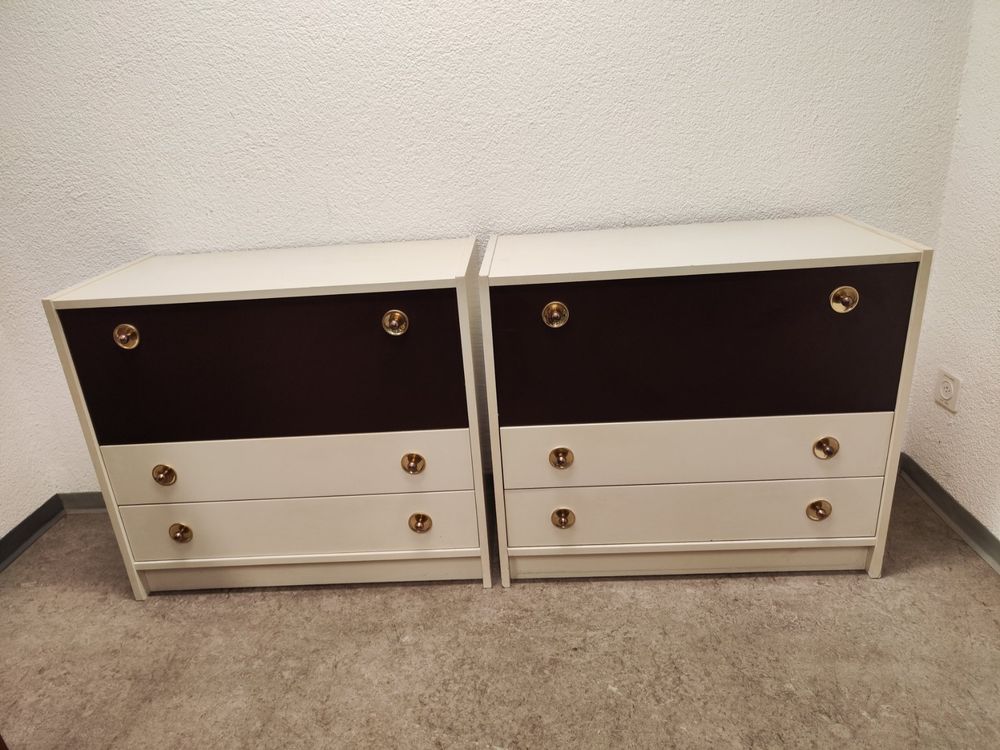 2x Vintage Kommode 70er Jahre 80x70x40cm | Kaufen auf Ricardo