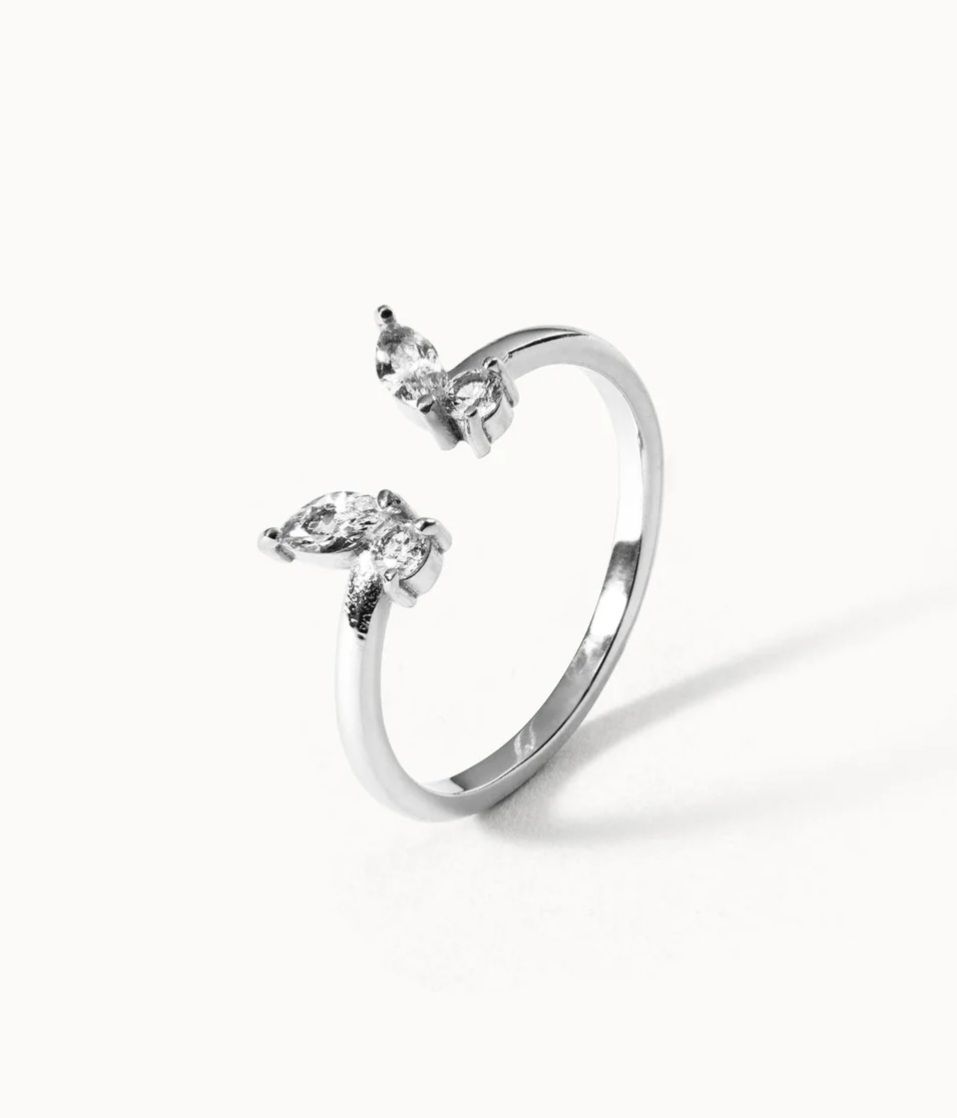 Purelei Anelli: Purelei - Butterfly Ring in Silber, Gr. 54 – Usato da Fislisbach venduto da mgr_yy8b 2