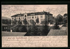 AK Herisau, Blick zum Krankenhaus, 1902