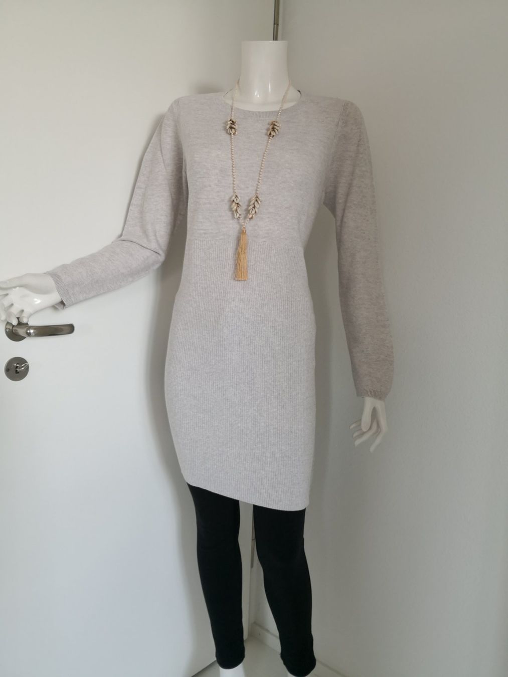 Vestiti: 🤩STREET ONE STRICK-KLEID HELLGRAU – Usato da Olten venduto da Naja-Twins-Twins 6