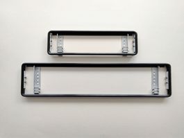 Nummernschildhalter aus Aluminium