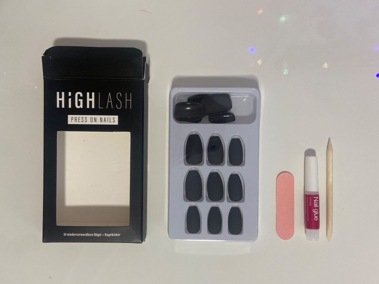 Unghie finte: 2x HighLash Press-on Nails - Schwarz – Nuovo e nell'imballaggio originale da Zürich venduto da dedasiba 2