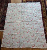 Tischdecke aus Stoff mit Blumenmuster, 140 x 180 cm