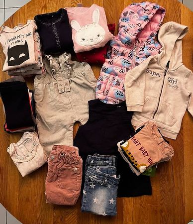 Lot habits fille 9-12 mois 