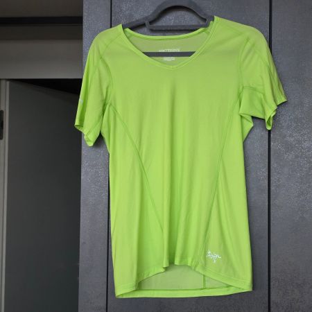 🐸 ARCTERYX DAMEN SPORT T-SHIRT M GELBGRÜN ARC'TERYX