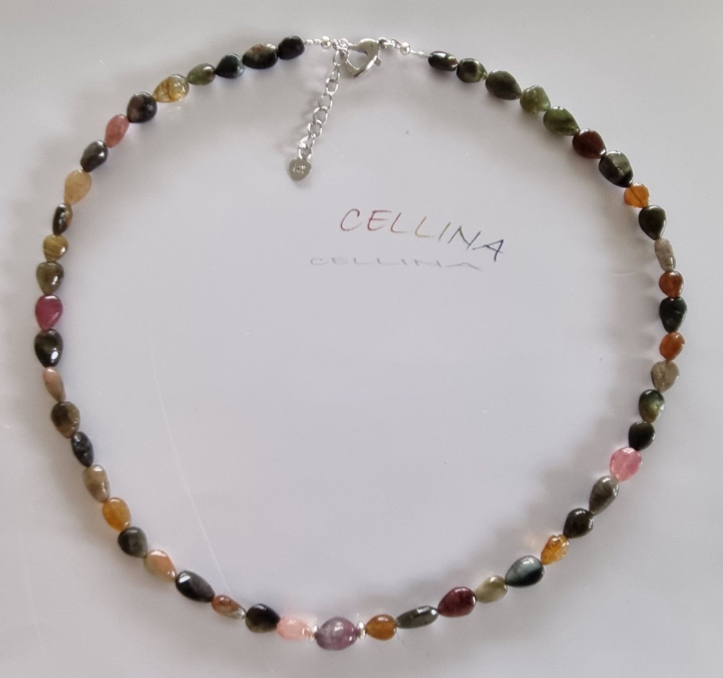 Catenine: Multiturmalin Halskette 126 – Nuovo e nell'imballaggio originale da Luzern venduto da Cellina1 1