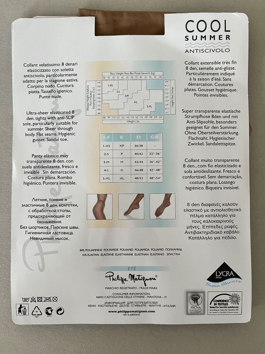 Calze & Collant: Strumpfhose Cool Summer, Philippe Matignon, Grösse 36/38 – Nuovo e nell'imballaggio originale da Rudolfstetten venduto da gst_g7xl 1