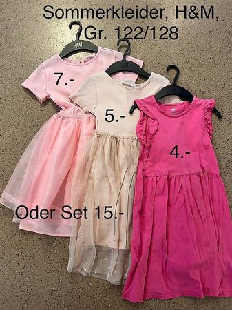 Sommerkleider Gr.122/128