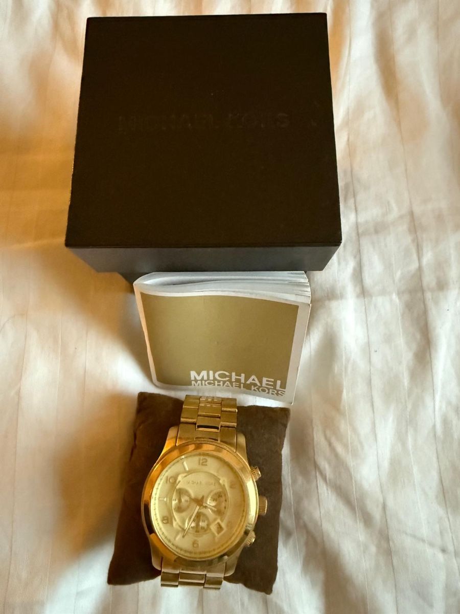 Michael Kors Orologi: Michael Kors Uhr Gold – Usato da Lachen SZ venduto da mima41