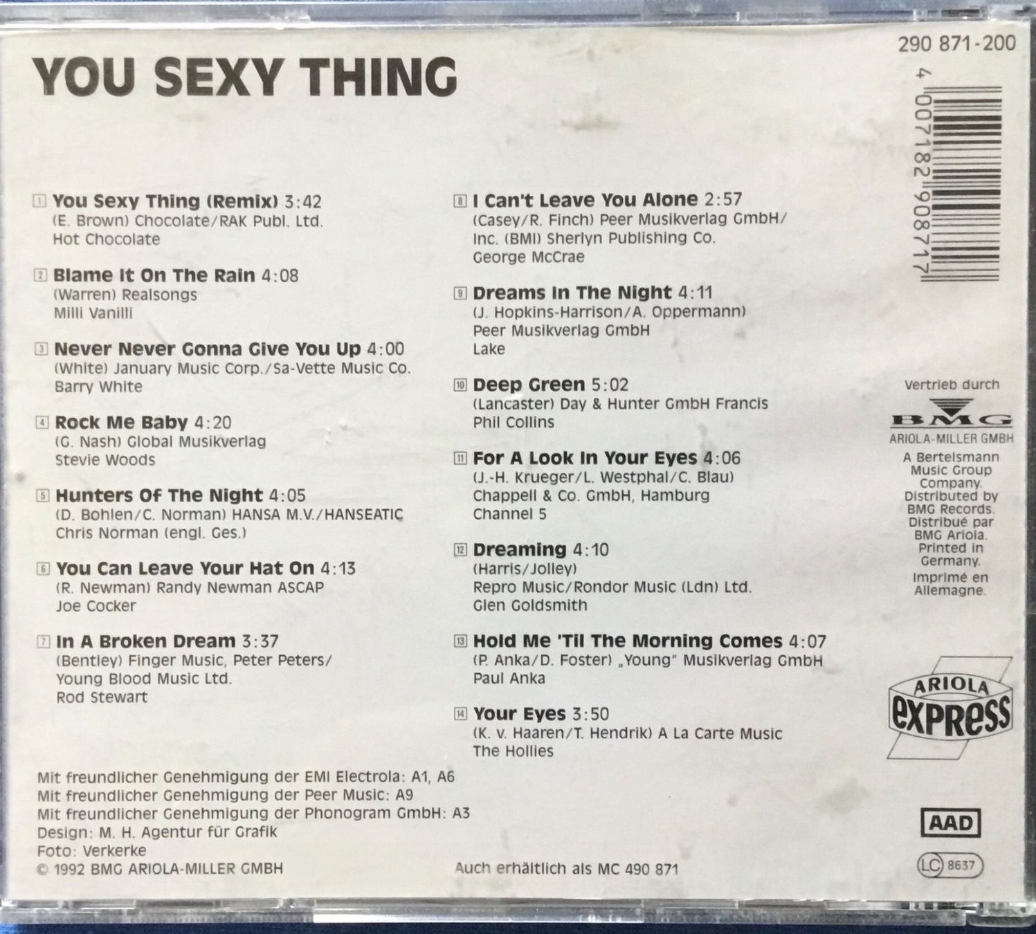 CD: (CD) You sexy Thing (div.Interpreten) – Usato da Serneus venduto da kowalsky1 1