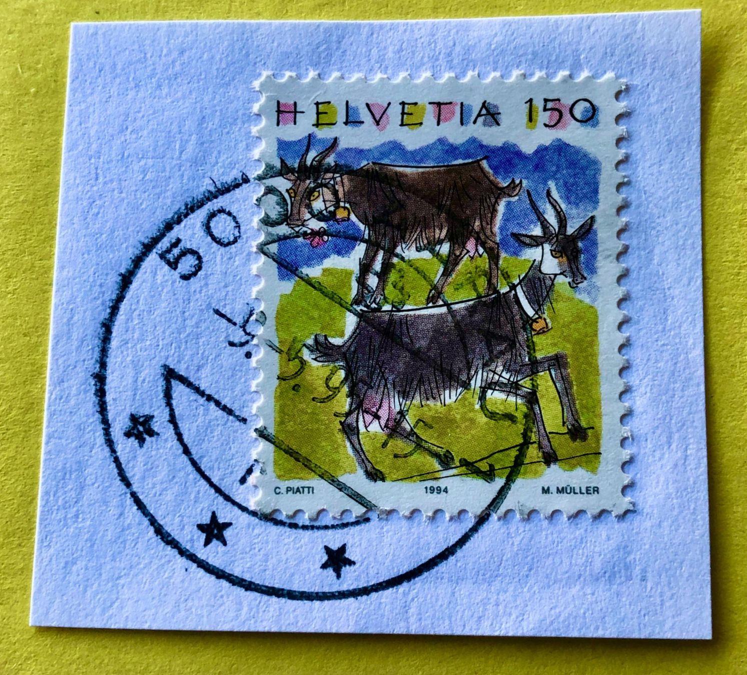 Tutti i francobolli: Nr.867 mit Stempelt Ziegen Aarau    – Usato da Aarau venduto da Billa007