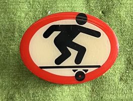 Verbotsschild Pin