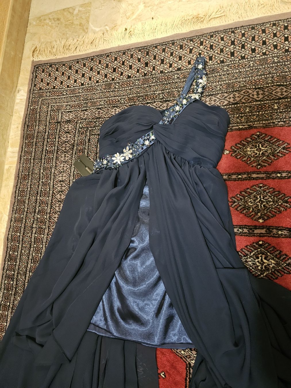 Vestiti: Abito da sera blu taglia S con decorazioni – Nuovo e nell'imballaggio originale da Oberengstringen venduto da gre_7wv8