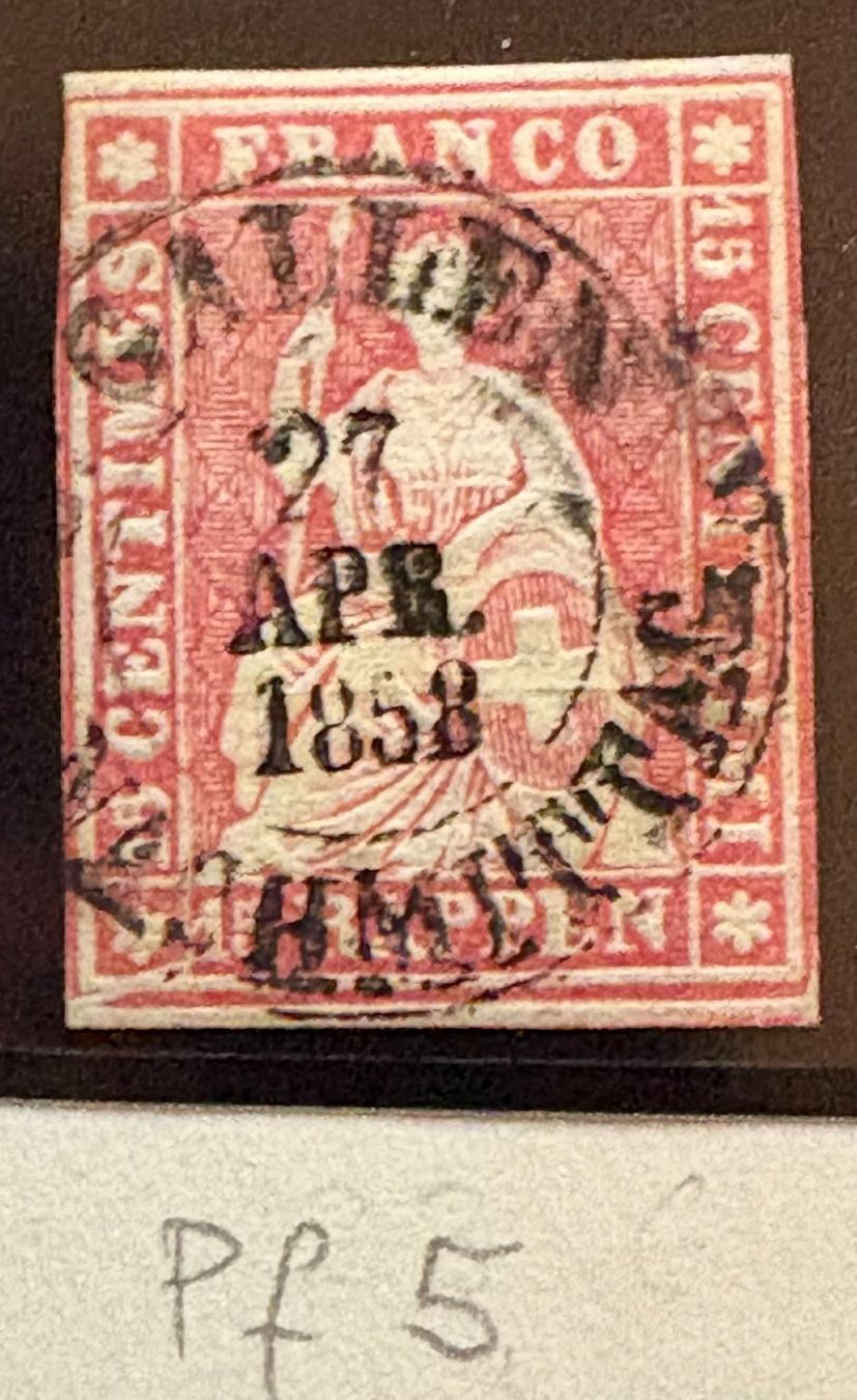 Alle Briefmarken: SCHWEIZER BRIEFMARKE STRUBEL – Gebraucht aus Ostermundigen von Heavenmaus75