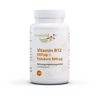 Vitamin B12 500µg+Folsäure 800µg 180 Tab