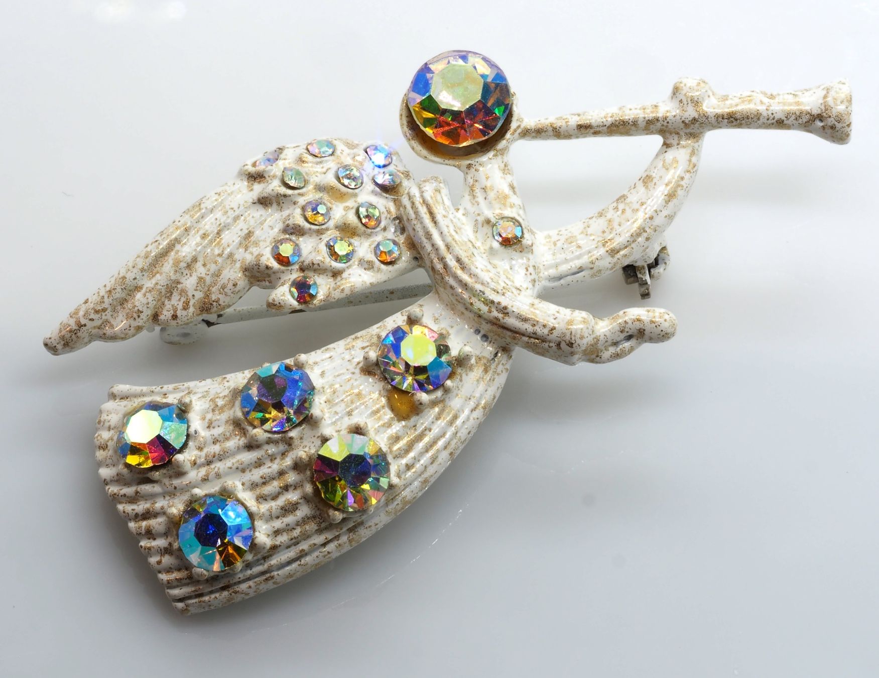 Broches & Aiguilles: Vintage Brosche; Engel; Strass – D'occasion à Zürich par nostalgic_treasures 3