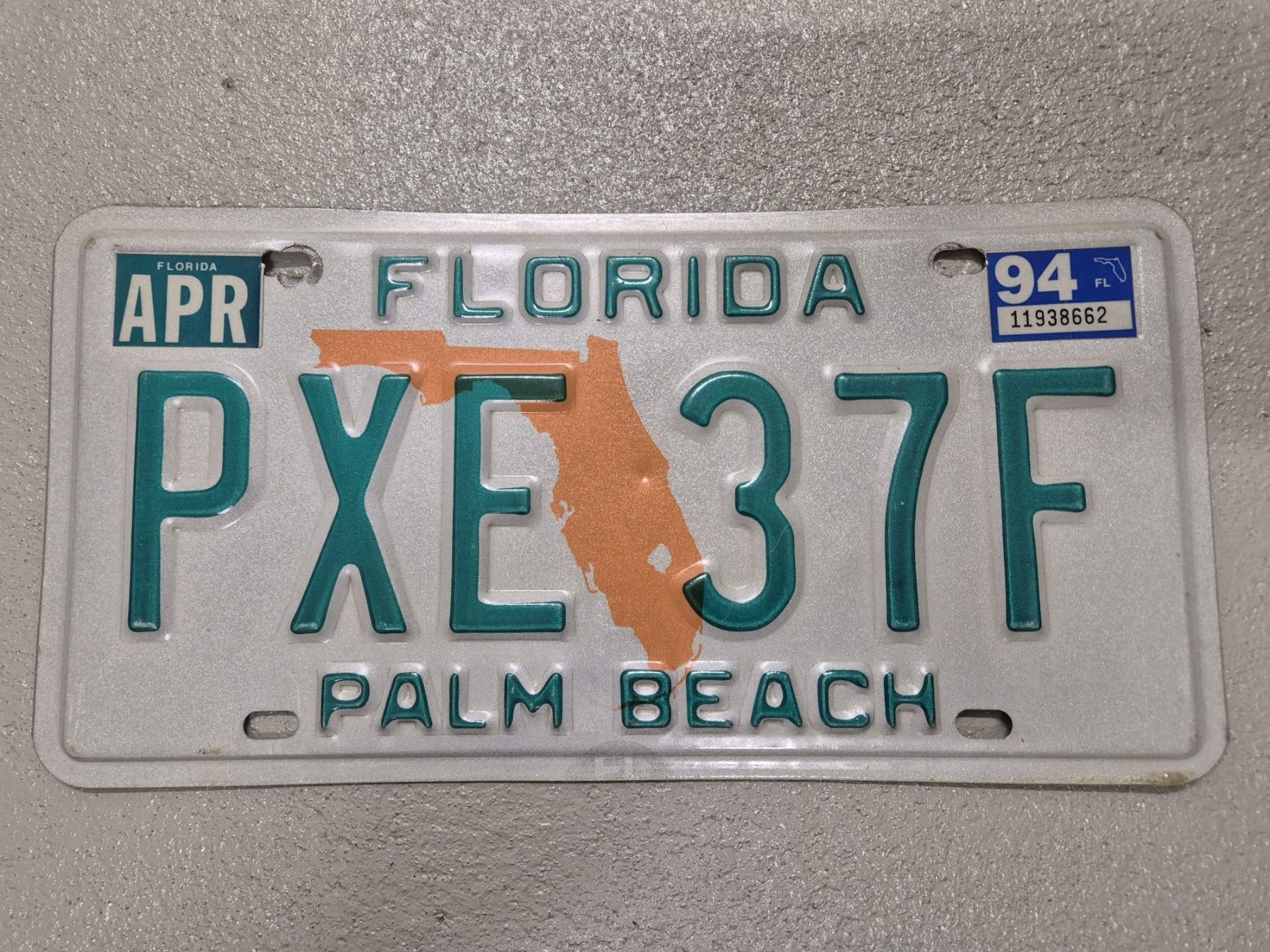 Insegne: US-Kontrollschild Florida – Usato da Lachen SZ venduto da myr_qk5y