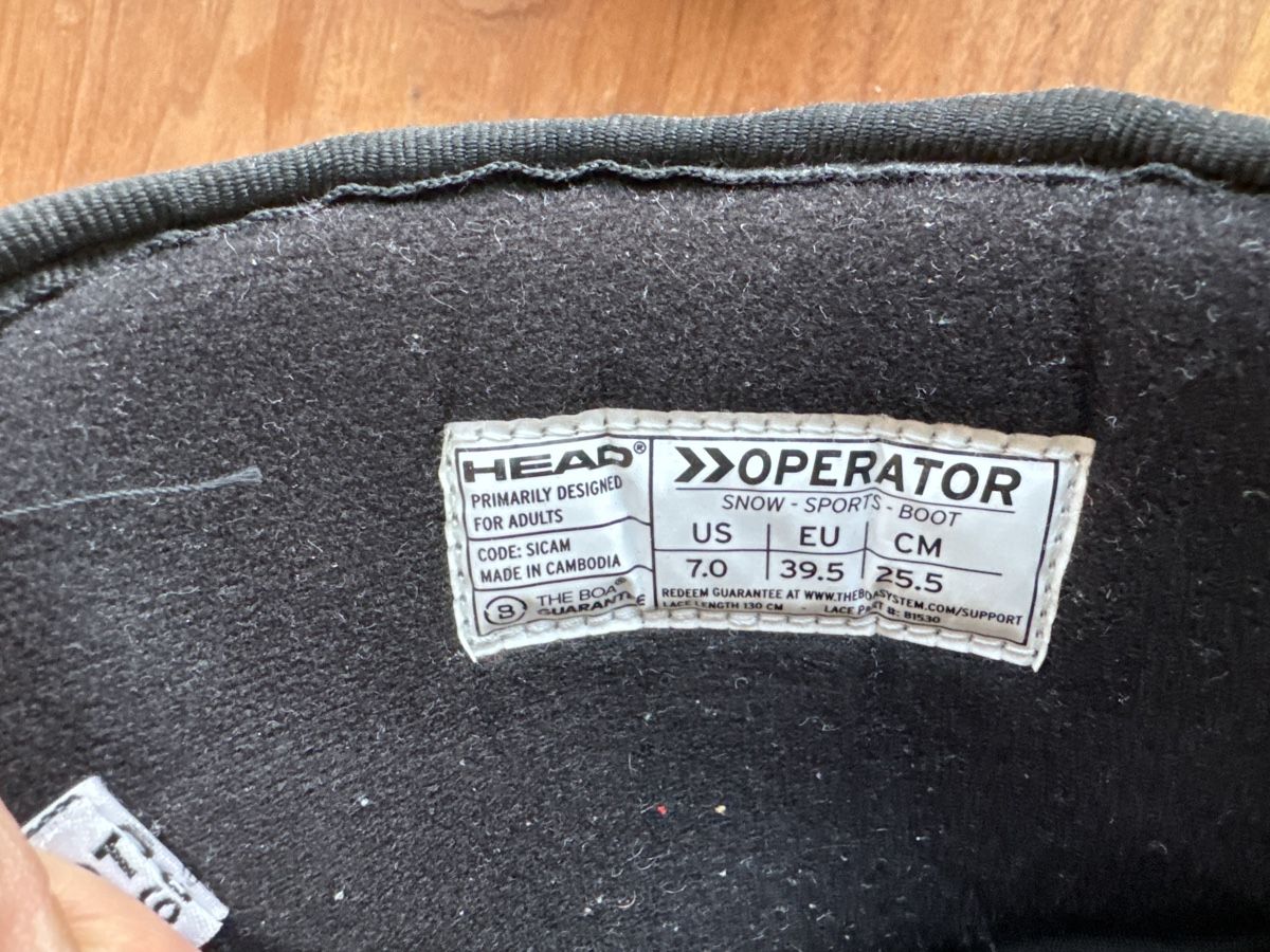 Head Herrenschuhe: Snowboard schuhe Head gr.39.5 – Gebraucht aus Oberägeri von Loup18 3