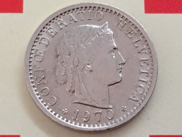 Tutti le monete: 20 Rappen 1970 ss-vz – Usato da Elsau venduto da herbybay