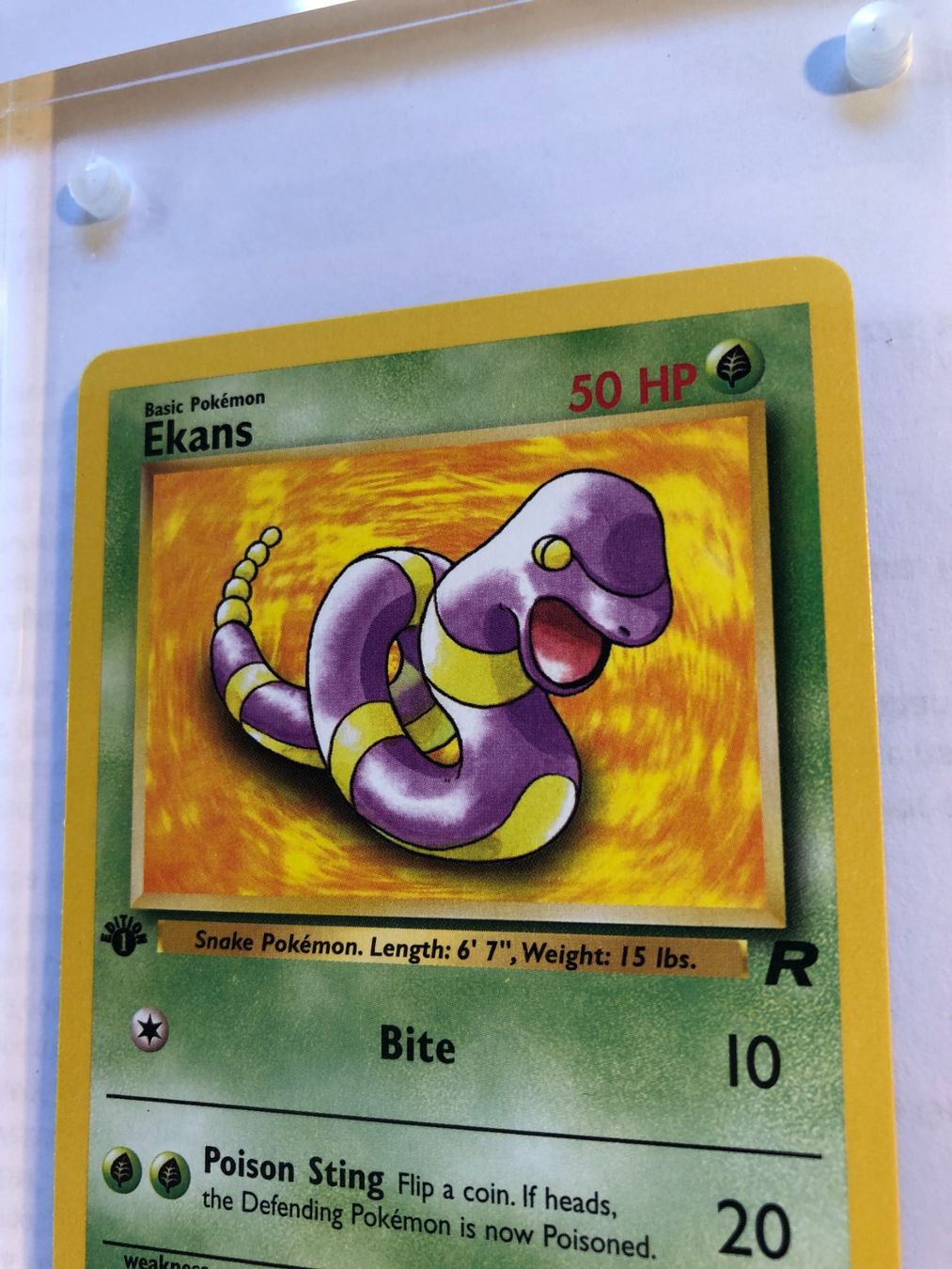 Sammelbilder & Trading cards: Ekans 1st Team Rocket - MINT - ab 1.- – Gebraucht aus Giubiasco von dan_pr8b 3
