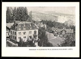AK Walzenhausen /App., Pension Waldheim