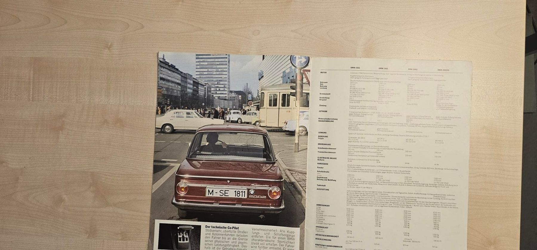 BMW Documenti: BMW 2002, 1802 , 1602, Prospekt 1973, – Usato da Reinach AG venduto da 911356 3