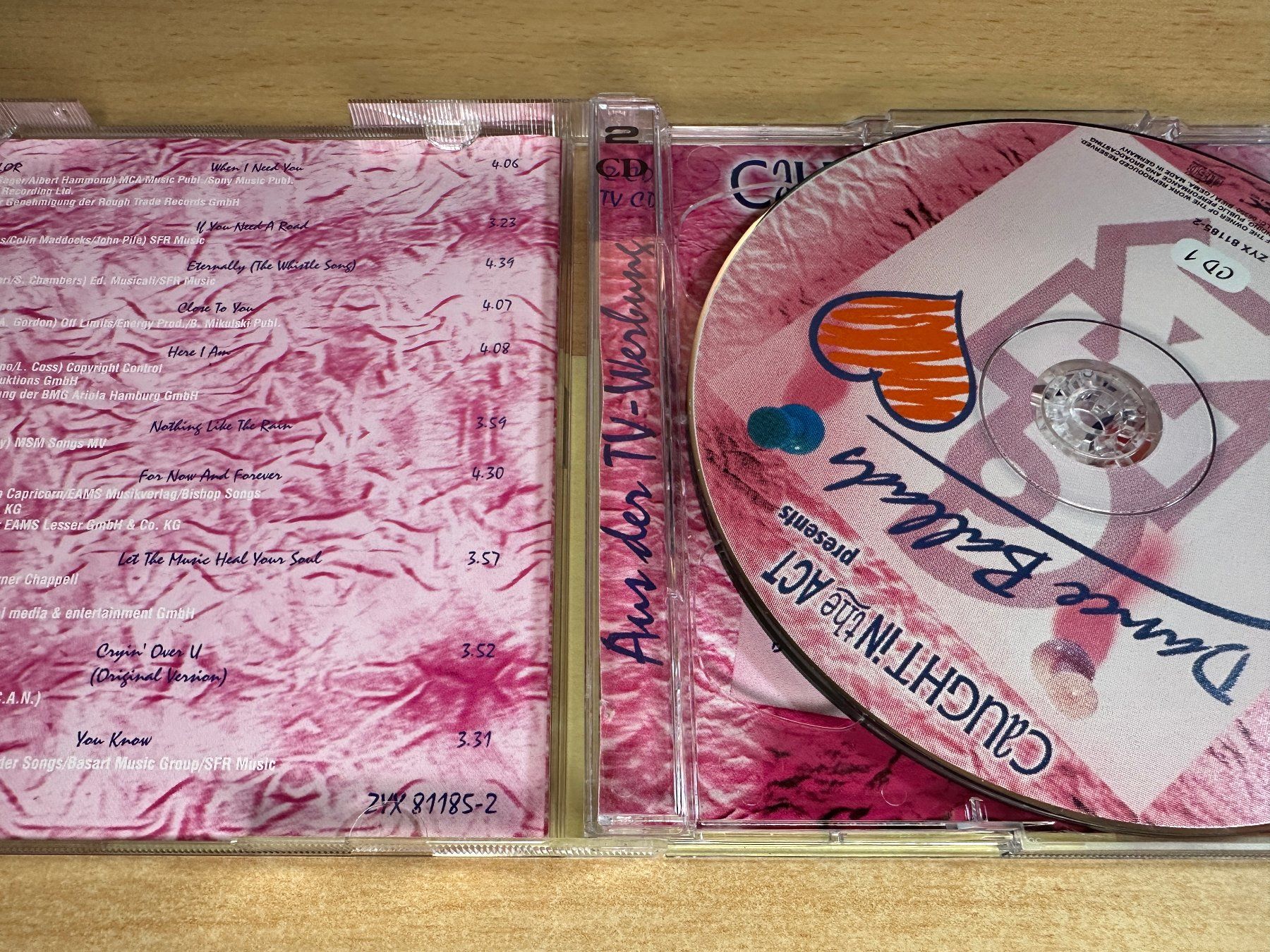 CDs: W1 Various - Caught In The Act - Presents Dance Ballads 2 CD – Gebraucht aus Rikon im Tösstal von Alpenmutz 2