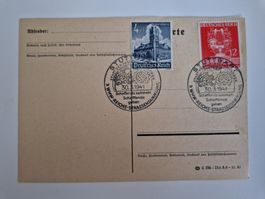 Deutsches Reich Postkarte Briefmarke 1941