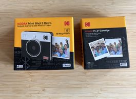 Kodak Mini Shot 3 Retro + 30 Fotos – NEU & versiegelt