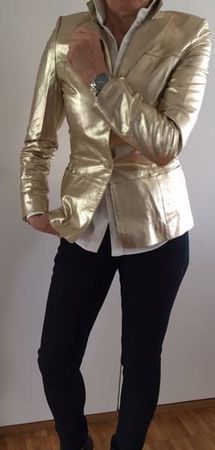 Blazer aus edlem Echtleder.