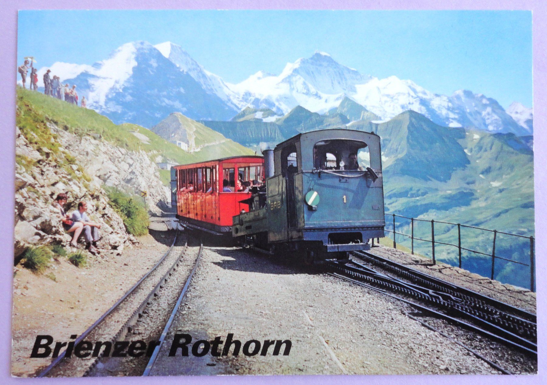 Cartoline postali: Brienz - Rothorn-Bahn 2349 m – Usato da Fétigny venduto da Billy2miny