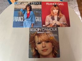 FRANCE GALL tolle Singles Kult Top Hit Frankreich 80's