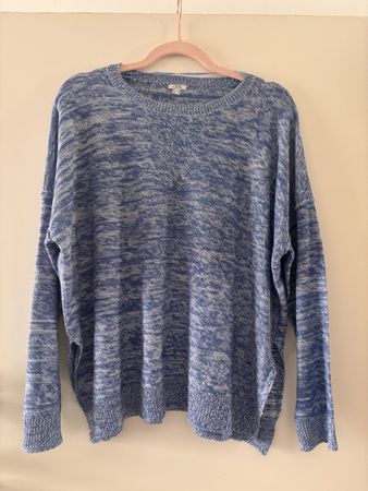 Pullover OVS blau weiss meliert guter Zustand Grösse XL