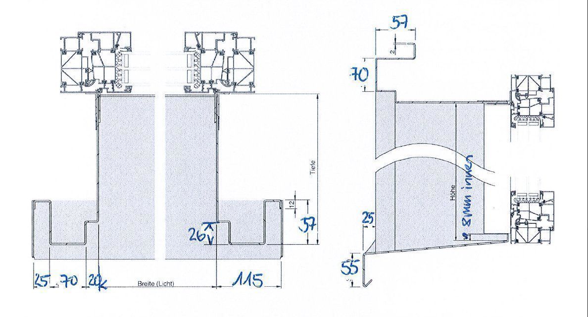 Finestre: Fenster-Zargen in Alu – Nuovo e nell'imballaggio originale da Sachseln venduto da karo-holz 3