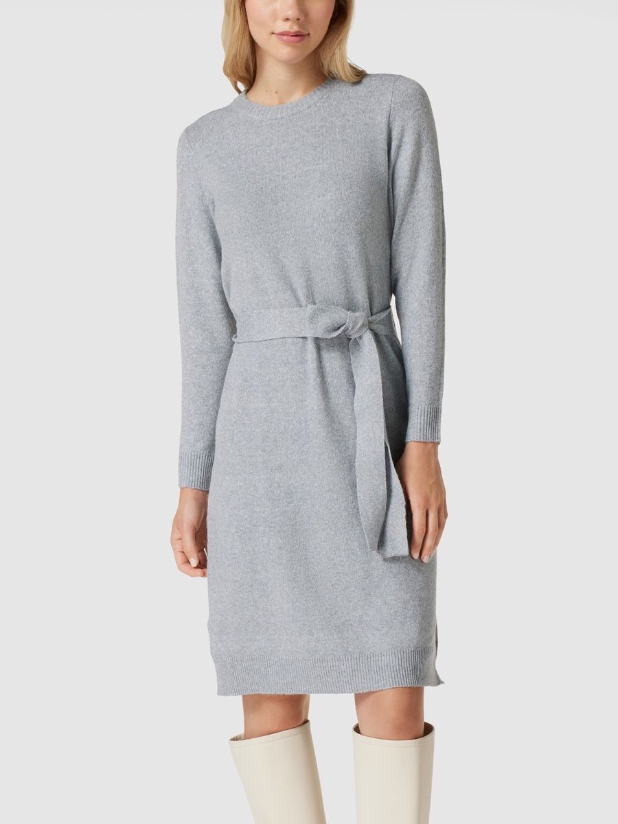 Pieces Vestiti: PIECES Strickkleid mit Taillengürtel – Nuovo e nell'imballaggio originale da Zürich venduto da luxuryoutlet1 1